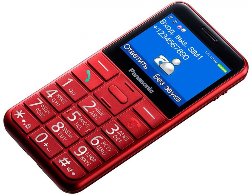 Телефон с крупным шрифтом. Panasonic KX-tu150. Panasonic KX-tu150 красный. Сотовый телефон Panasonic tu150. Panasonic tu150 красный.