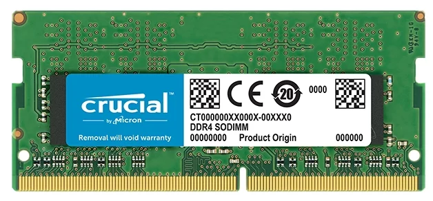 Оперативная память Crucial 16GB DDR4 2666MHz SODIMM 260-pin CL19 CT16G4SFD8266