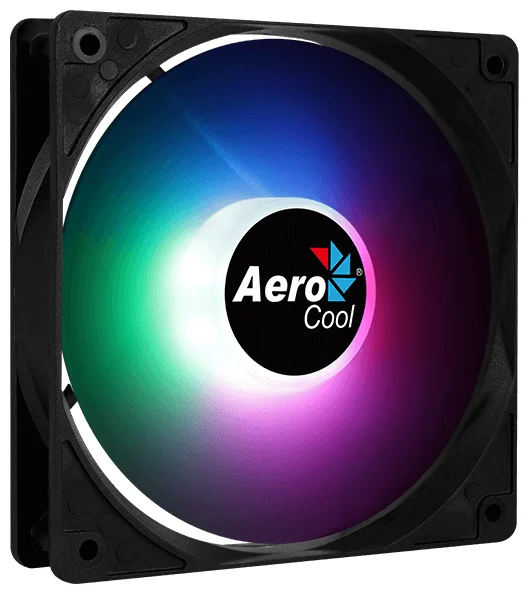 Вентилятор для корпуса AeroCool Frost 12 PWM черный/прозрачный/RGB подсветка