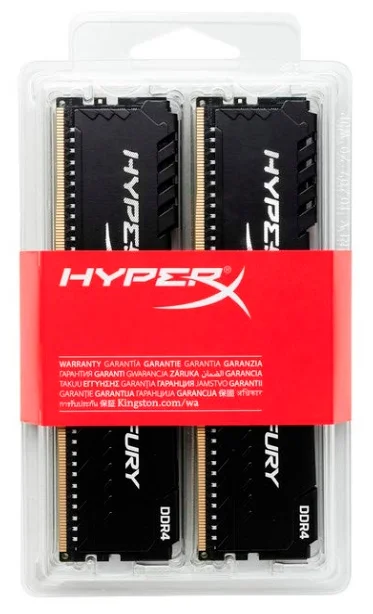 Оперативная память 16 GB 4 шт. HyperX Fury HX424C15FB3K4/64