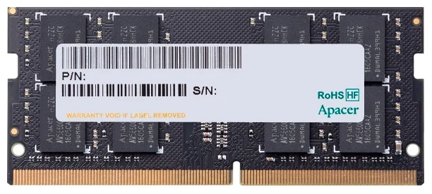 Оперативная память Apacer 16GB DDR4 2666MHz SODIMM 260-pin CL19 ES.16G2V.GNH