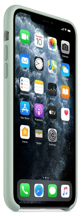 Чехол-накладка Apple силиконовый для iPhone 11 Pro Max Голубой берилл