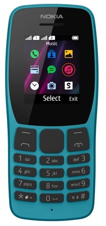 Телефон Nokia 110 (2019), синий