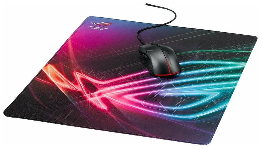 Коврик для мыши асус Рог стрикс. ASUS nc03-ROG Strix Edge Mouse Pad (400x450x2mm). Коврик ASUS ROG. ASUS ROG Strix мышь.