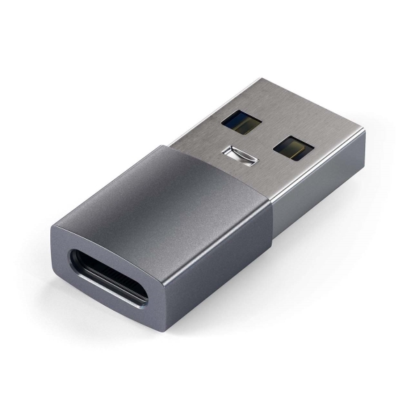 Адаптер Satechi USB Type-A to Type-C Adapter Серый