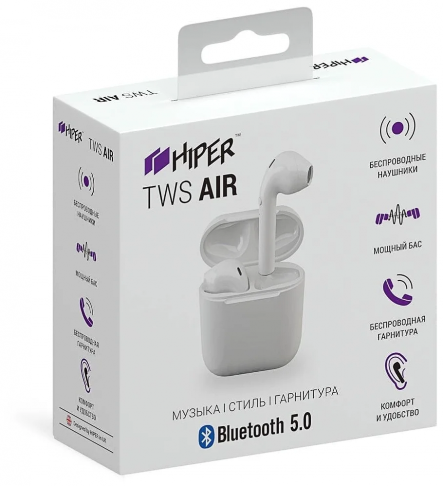 Наушники Hyper TWS Air. Гарнитура Hiper TWS Air Pro, Bluetooth, вкладыши, белый [HTW-sa7]. Hiper TWS Air v2. Hiper беспроводные наушники вкладыши. Iqoo tws air