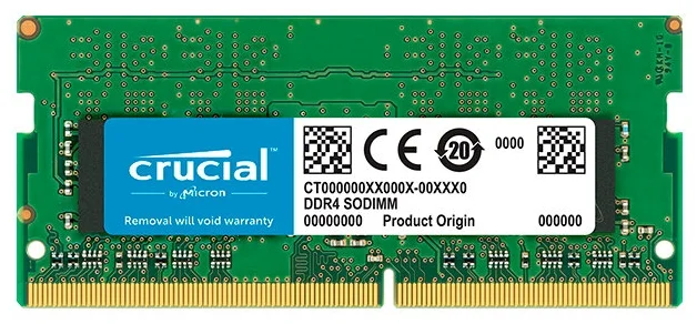 ОперативнаяпамятьCrucial8ГБDDR43200МГцSODIMMCT8G4SFS832A