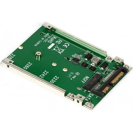 Переходник-конвертер SMARTBUY DT-119 для M.2 NGFF SATA SSD в 2.5” 7mm SATA