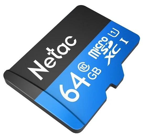 Карта памяти Netac P500 microSDXC 64GB Class 10