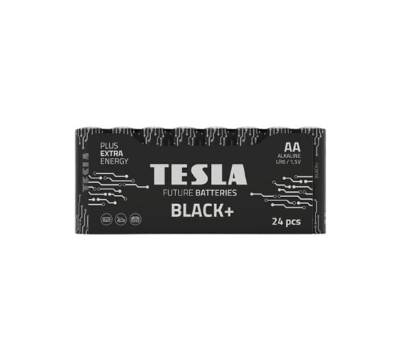 Батарейки Tesla AA, BLACK+, 24 штуки 8594183396644