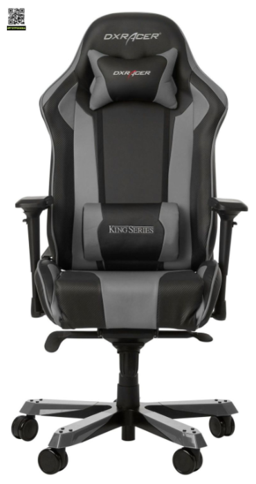 Компьютерное кресло DXRacer King OH/KS06 игровое Black/Gray