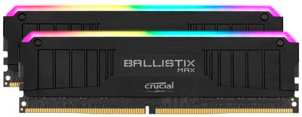 Оперативная память Crucial Ballistix MAX RGB 16GB (8GBx2) DDR4 4000MHz DIMM 288-pin CL18 BLM2K8G40C18U4BL