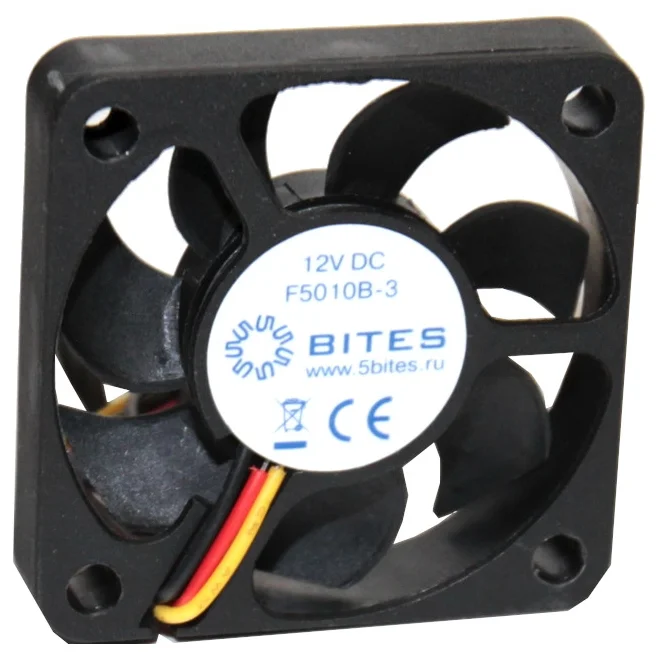 Вентилятор для корпуса 5bites F5010B-3 черный 1 шт.