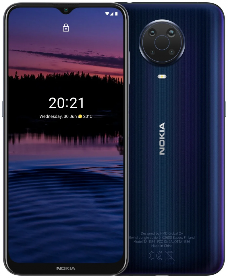 Смартфон Nokia G20 4/128GB тёмно-синий 719901148521