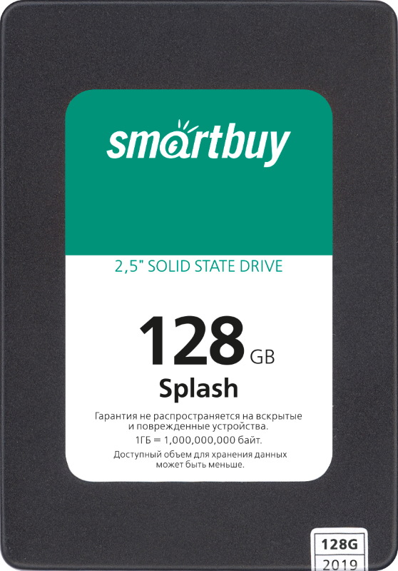 Накопитель SSD SmartBuy 128Gb SmartBuy Splash (SBSSD128SPL25S3)