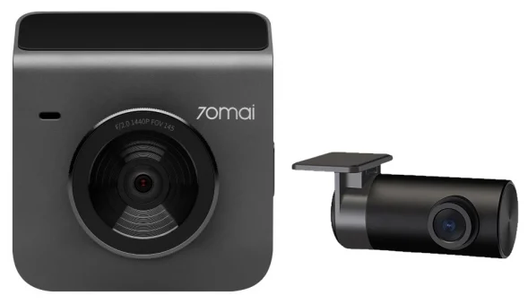Видеорегистратор Xiaomi 70mai Dash Cam A400 + Rear Cam RC09, 2 камеры, серый