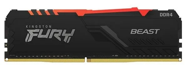Оперативная память Kingston FURY Beast RGB 16GB DDR4 3000MHz DIMM CL16 KF430C16BBA/16