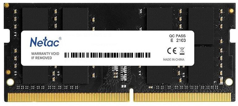 ОперативнаяпамятьNetacBasicSO-DIMMDDR48GB3200MHz