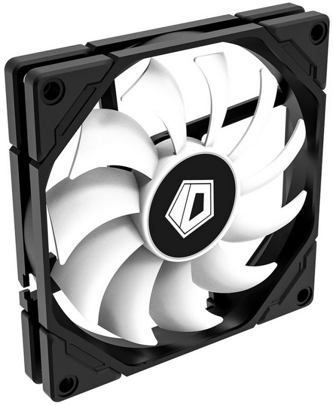 Вентилятор для корпуса ID-COOLING TF-9215 PWM 92x92x15мм (168шт./кор, PWM, 4pin, черный, резиновые углы, 700-2500об/мин)  BOX TF-9215
