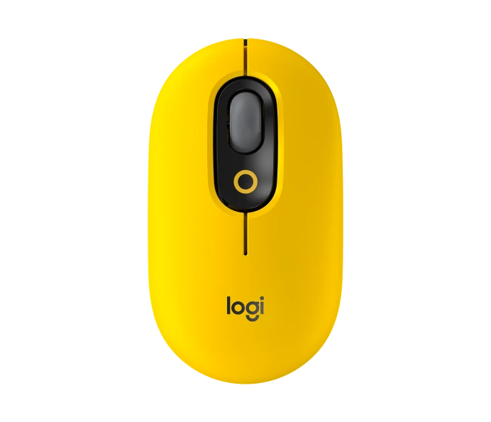 Мышь беспроводная Logitech POP Mouse желтый/черный [4000dpi, кнопки - 4, AAx1, Bluetooth/USB)