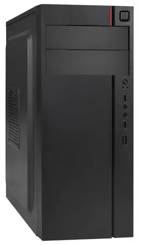 Корпус MidiTower ExeGate AA-440-AA450 (ATX, AA450 8 см, 2xUSB, аудио, черный)