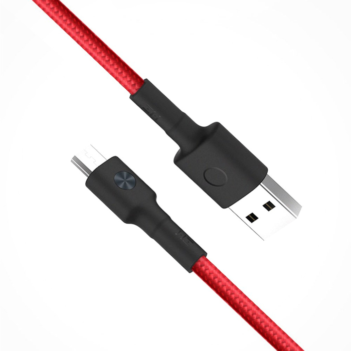Кабель ZMI AL603 Micro-USB braided cable (1m) Red (ZMKAL603CNRD)