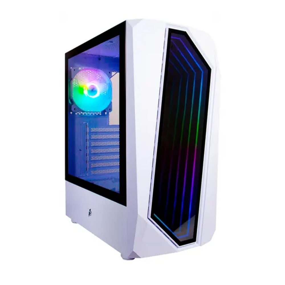 Компьютерныйкорпус1STPLAYERINFINITESPACEIS6White/ATX,TG/1x120mmLEDfaninc./IS6-WH-1F1-W