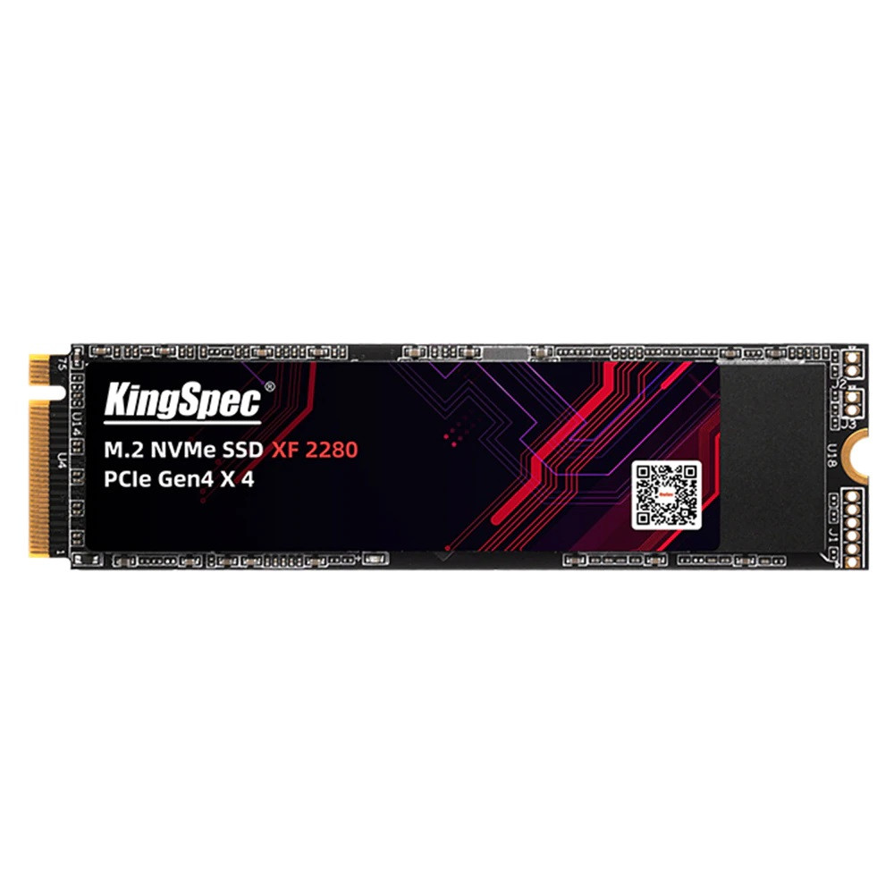 Твердотельный жесткий диск SSD KingSpec SSD PCI-E 4.0 M.2 2280 x4 256Gb