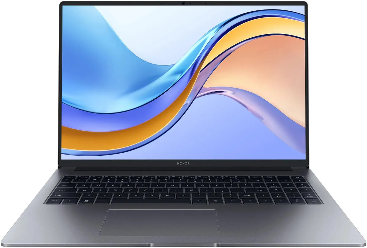 НоутбукHONORMagicBookX16IntelCorei512450H/16Gb/512GbSSD/16"IPSFHD/VGAint/noOS/gray